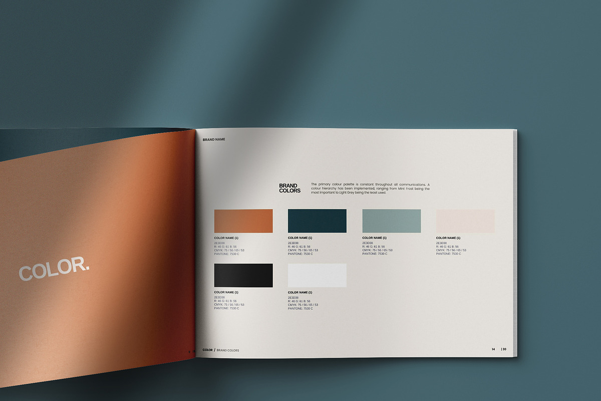 Brand Guidelines Canva Template, a Branding & Logo Template by Prapti Design (Photo 5 of 9)