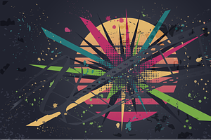 Abstract Grunge Background, a Texture Illustration by JYa_Design