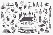 Doodle Camping & Ethno Illustrations, an Illustration by Adiemus (Thumbnail 2 of 5)