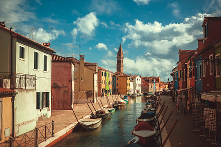 Sunny Burano island