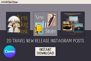 20 Canva Travel New Product Grey, a Social Media Template by Emerald Eyes Design (Thumbnail 2 of 2)
