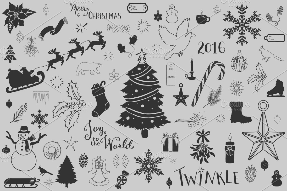 Winter and Christmas Vectors Vol 1, an Object Graphic by Design Panoply (Photo 5 of 6)
