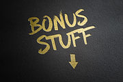 Gold Foil Layer Styles for Photoshop, a Layer Style Add-On by Paper Element (Thumbnail 14 of 15)