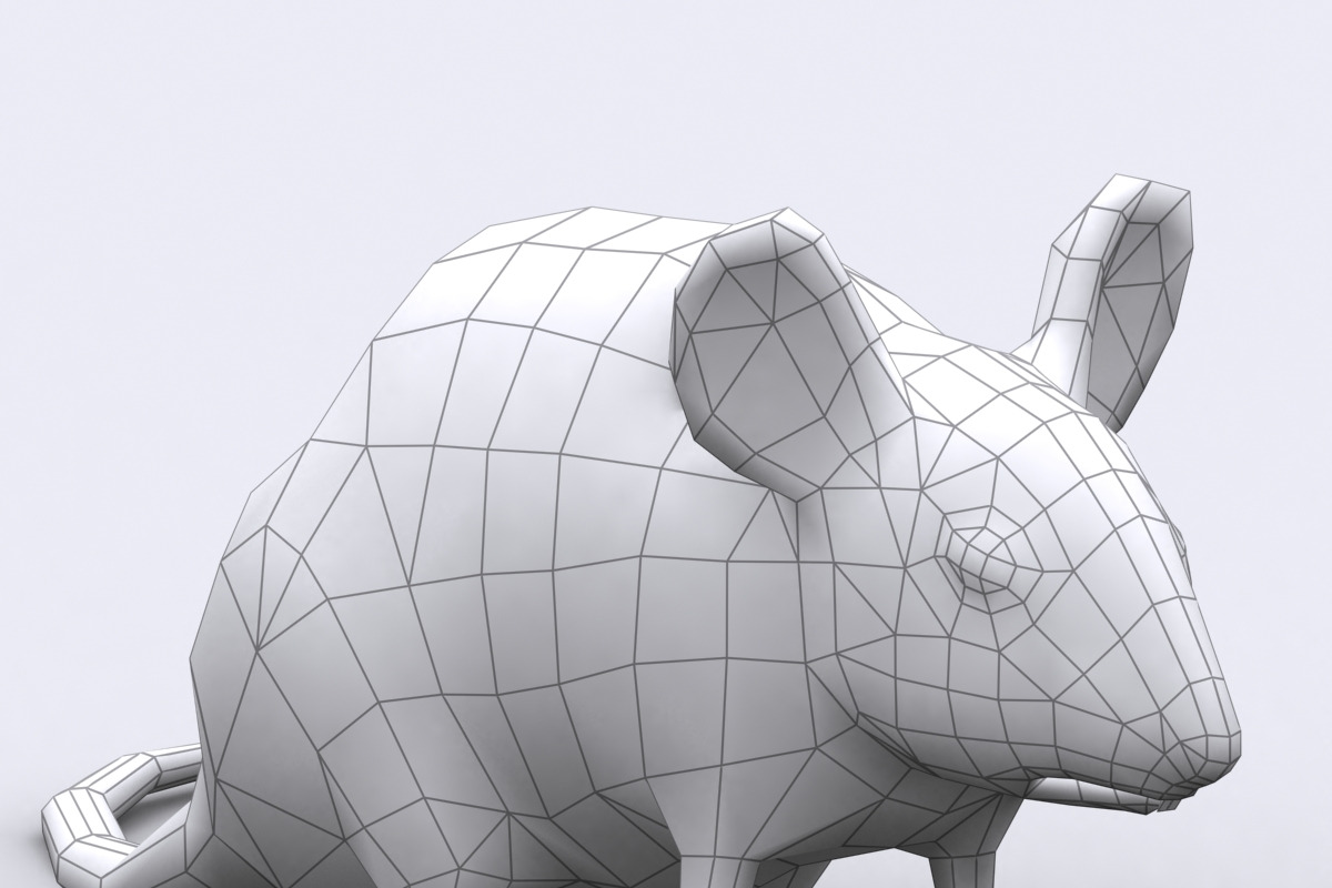 3DRT -Birds and critters - Mouse, an Animal 3D Model by 3DRT.com (Photo 2 of 3)
