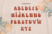 Wild Plants - Groovy Retro Display, a Font by Arendxstudio (Thumbnail 9 of 9)
