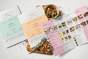 Clean Simple Bifold Food Menu, a Flyer Template by BlueRobinStudio (Thumbnail 2 of 5)