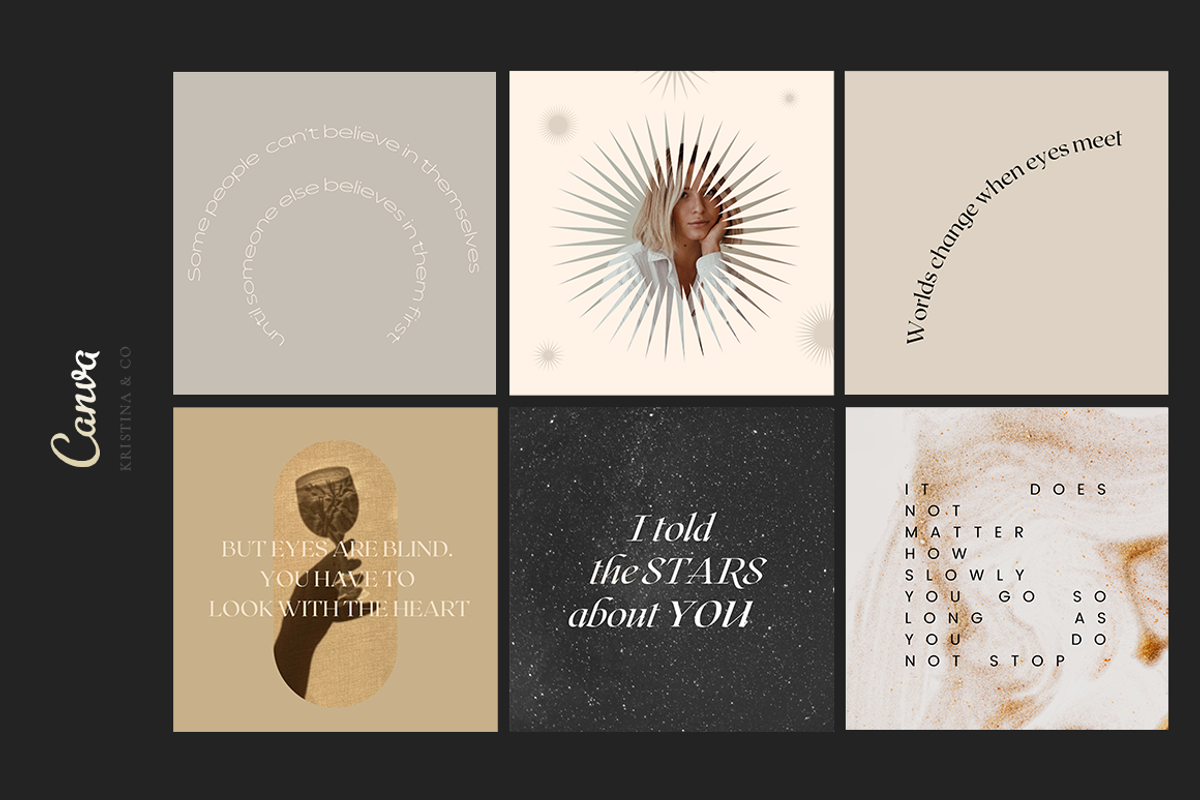 62 Aesthetic Quotes – Magic Type, a Social Media Template by Kristina&Co (Photo 5 of 9)