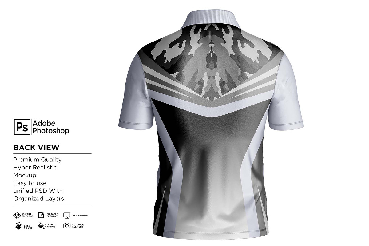 Polo T-Shirt Short Sleeve Mockup, a Hoody Mockup by Nanggroe Scripting (Photo 8 of 9)