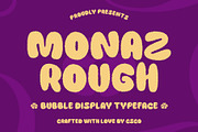 Monaz Rough, a Sans Serif Font by Craft Supply Co. (Thumbnail 1 of 8)