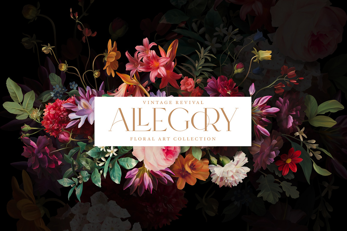 Antique Floral Art Collection, a Decorative Illustration by Eclectic Anthology (Photo 3 of 17)