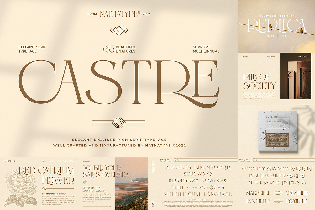 Modern Display Font Bundle 2, a Script Font by Nathatype (Photo 7 of 11)