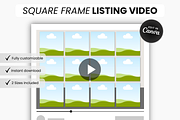 Square Frame Listing Video Canva, a Templates & Theme by DigiPax (Thumbnail 1 of 7)