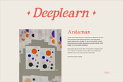 Andaman an Experimental Serif Font, a Serif Font by Lettertype Studio (Thumbnail 11 of 15)