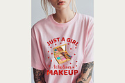 Just A Girl Who Loves Makeup, a Design Template by HubbaDigitals (Thumbnail 5 of 5)