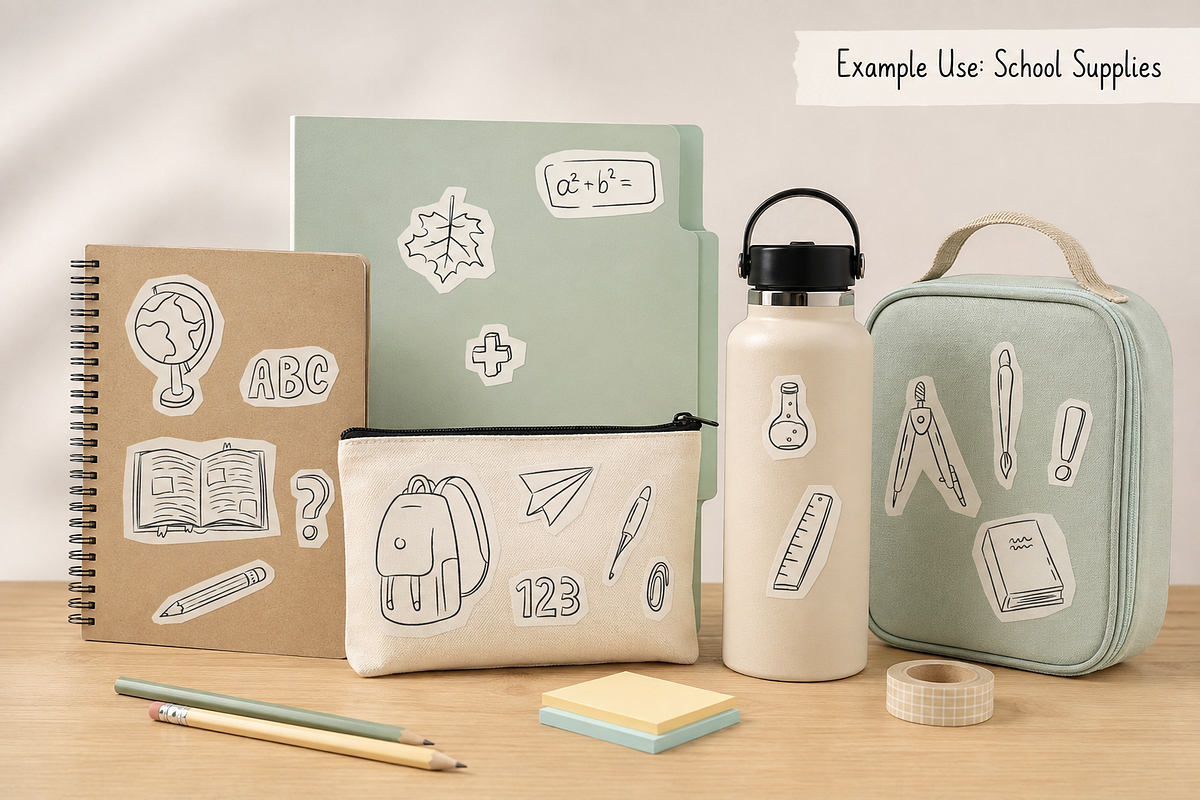 Kraft Paper Scrapbook Doodle Clipart, a Decorative Illustration by Anna Studio (Photo 7 of 12)