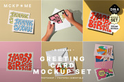 DIN A greeting card mockup set, an Advertising Mockup by MCKP*ME (Thumbnail 1 of 7)