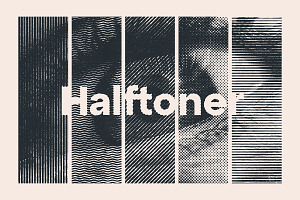 Halftoner - 5 Retro Halftone Effects