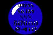 Aqua Bubble Typeface, a Blackletter Font by Rachel McBride Creative (Thumbnail 5 of 8)
