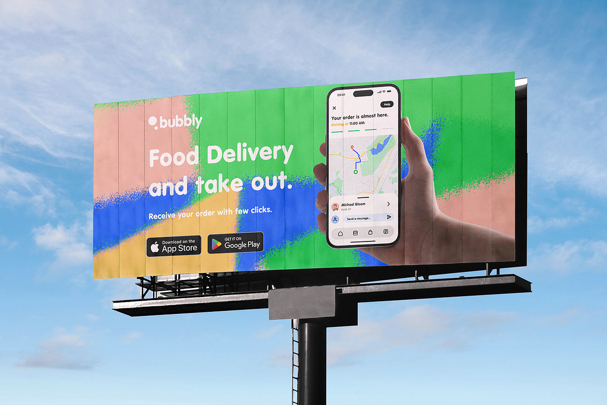 Billboard Poster Street Mockup, an Advertising Mockup by Asylab (Photo 3 of 5)