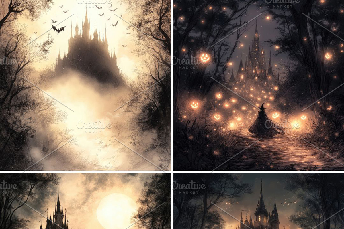 Haunted Worlds, a Seasonal Illustration by pictures for you (Photo 9 of 32)