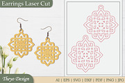 Abstract celtic Earrings Laser Cut, an Illustration by Theyo Design (Thumbnail 13 of 13)