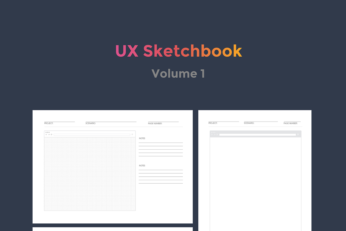 UX Sketchbook Volume 1, an Illustration by UX Design Mastery Shop
