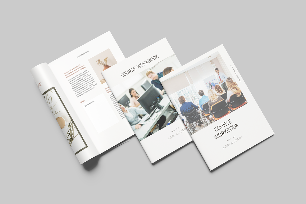 Workbook Template Canva, a Magazine Template by Designbudy (Photo 7 of 13)
