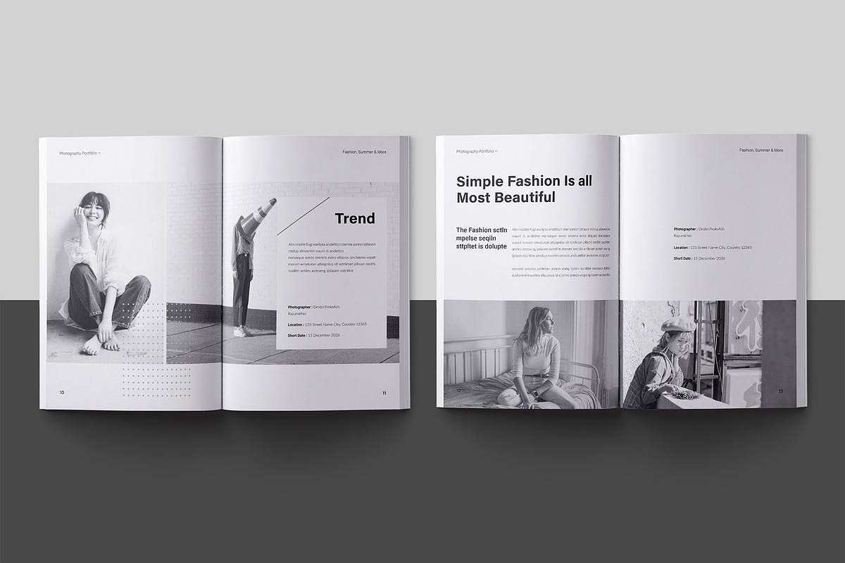 Photography Portfolio Template, a Brochure Template by ElvinPrint (Photo 5 of 14)