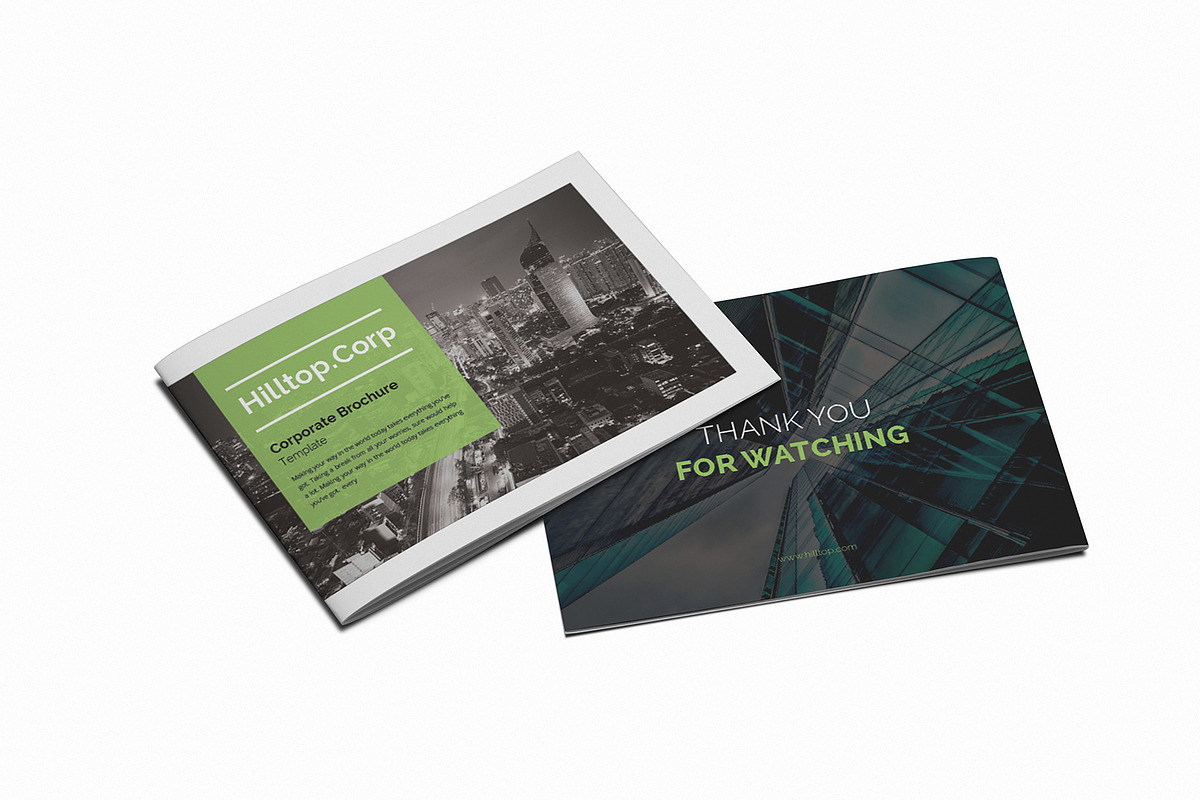 Hilltop - Corporate A5 Brochure, a Brochure Template by Incools Stokie (Photo 1 of 17)