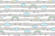 Cute unicorns patterns collection., a Pattern Graphic by Irene_Boiko_ART (Thumbnail 9 of 22)