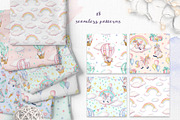 Unicorns. Watercolor set, an Animal Illustration by JuliaBadeeva (Thumbnail 10 of 11)