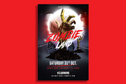 Halloween Party Flyer Template, a Flyer Template by Hotpin (Thumbnail 2 of 2)