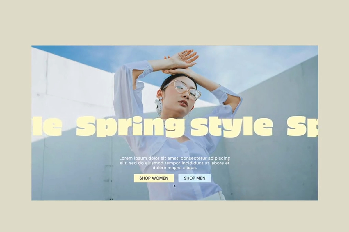 Shopify: Scrolling Marquee Hero, a Shopify Template by Luna Templates (Photo 3 of 5)