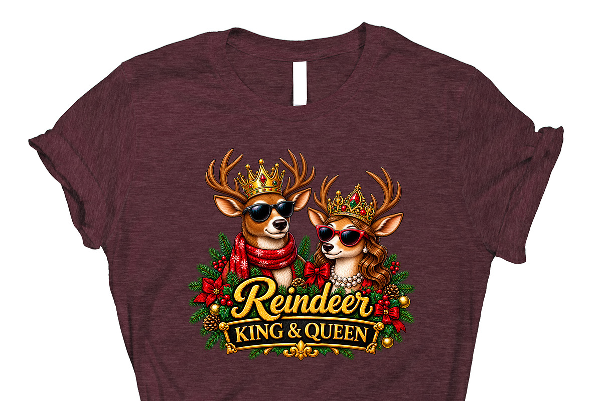 Reindeer King and Queen CutePNG, an Object Graphic by Star Graphic Design (Photo 5 of 6)