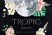 Tropic Moon - mystique design kit, an Animal Illustration by Beauty Drops (Thumbnail 1 of 12)