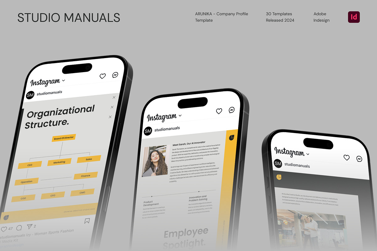 ARUNIKA – Company Profile Template, a Social Media Template by Studio Manuals (Photo 7 of 8)