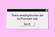 Procreate Kawaii Brushes Retro, a Brush Add-On by AnniaArt (Thumbnail 7 of 7)