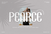 Pearce - Modern Sans Serif Font, a Sans Serif Font by overlaytemplates (Thumbnail 1 of 4)