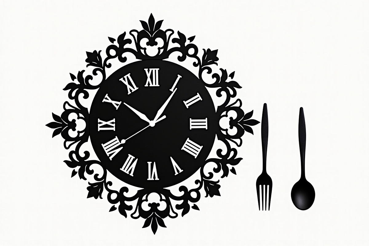 Vintage Wall Clock Victorian design, an Illustration by Amazin_art (Photo 8 of 21)