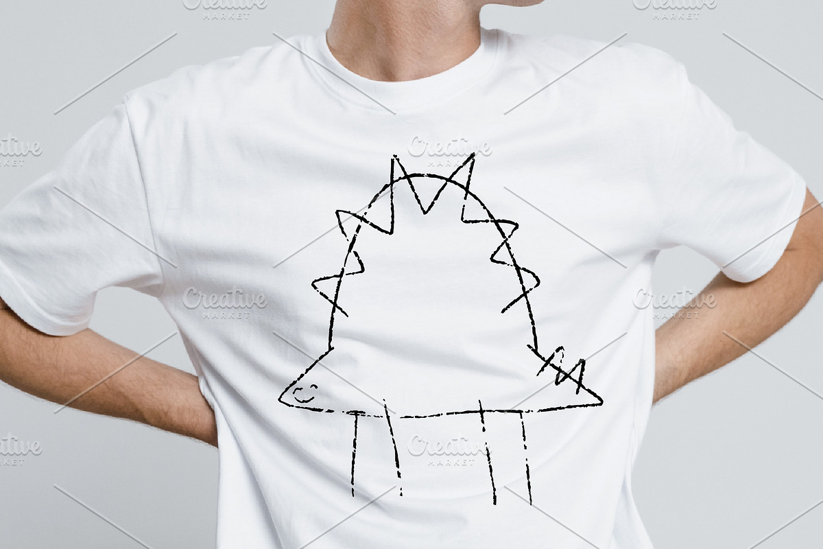 Cute dinosaurs hand drawn., an Illustration by DeShoff Art (Photo 2 of 4)