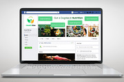 Nutrition Timeline Facebook Cover, a Social Media Template by MotoCMS (Thumbnail 2 of 2)