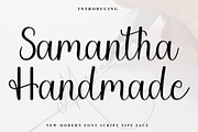 Samantha Handmade, a Handwritten Font by InermediaSTUDIO (Thumbnail 1 of 8)