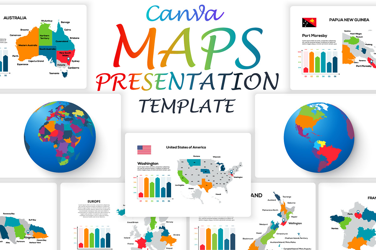 Mega Set Canva Presentation Template, a Presentation Template by Infographics project (Photo 14 of 30)