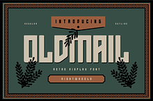 OLDMAIL - Retro Display Font