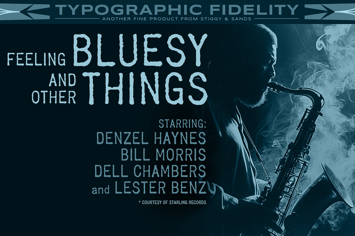 Belluto Typewriter, a Sans Serif Font by Stiggy & Sands (Photo 3 of 9)