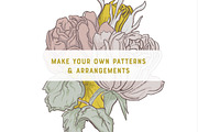 FLORA | 7 Vector Illustrations, an Illustration by Britt & Kit (Thumbnail 3 of 4)