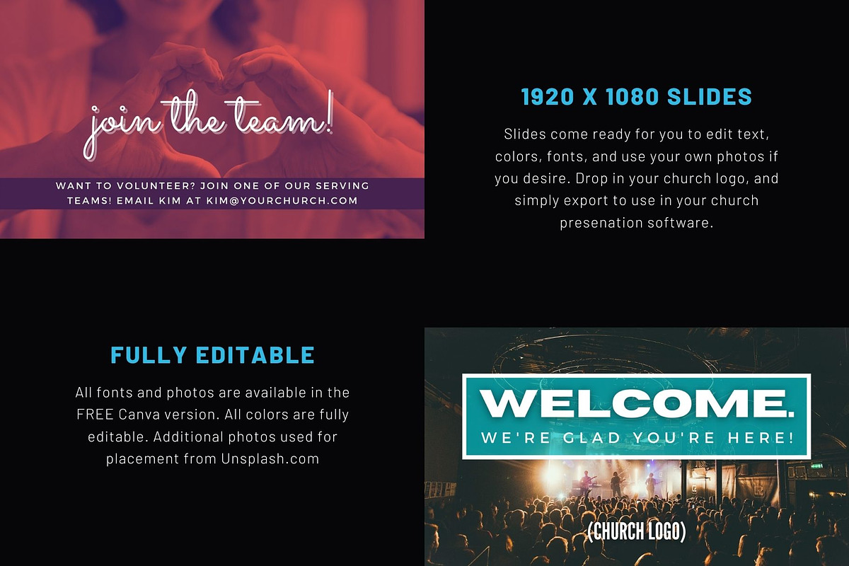 Canva Church Slide Kit Templates, a Presentation Template by Mike Brennan Art & Design (Photo 2 of 6)