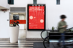 Shopping Mall Billboard Mockup, an Advertising Mockup by smishura