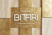 Bitari | Modern Timeless Serif Typef