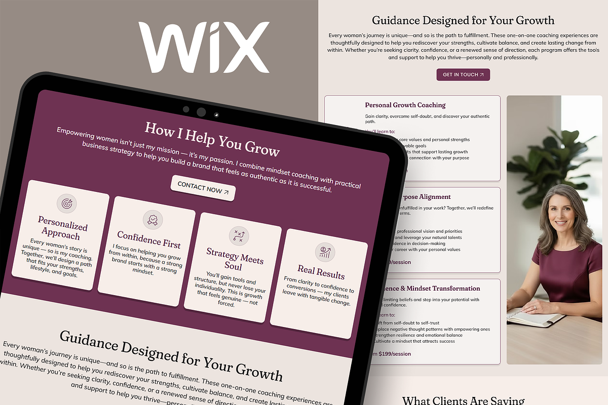 Life Coach & Therapy Website, a Wix Template by Kitteeh (Photo 8 of 20)